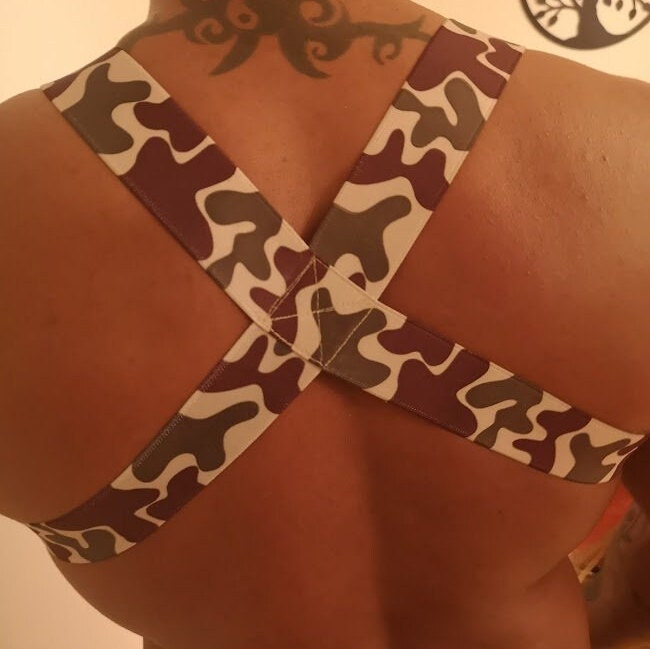 Military Camo Elastic Chest Harness: Men's Fashion Outfit