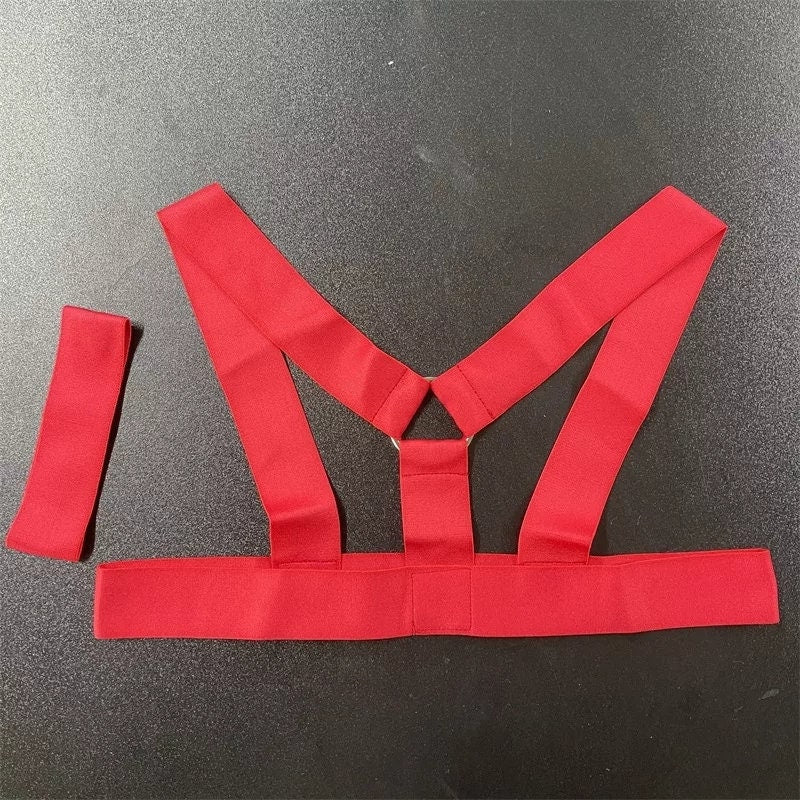 Elastic body chest men harness with ring soft wide elastic band bondage nightclub gay lingerie underwear clubwear stage costume