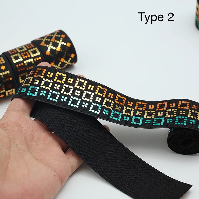 Kubisches elastisches Partygeschirr für Herren + Armband.