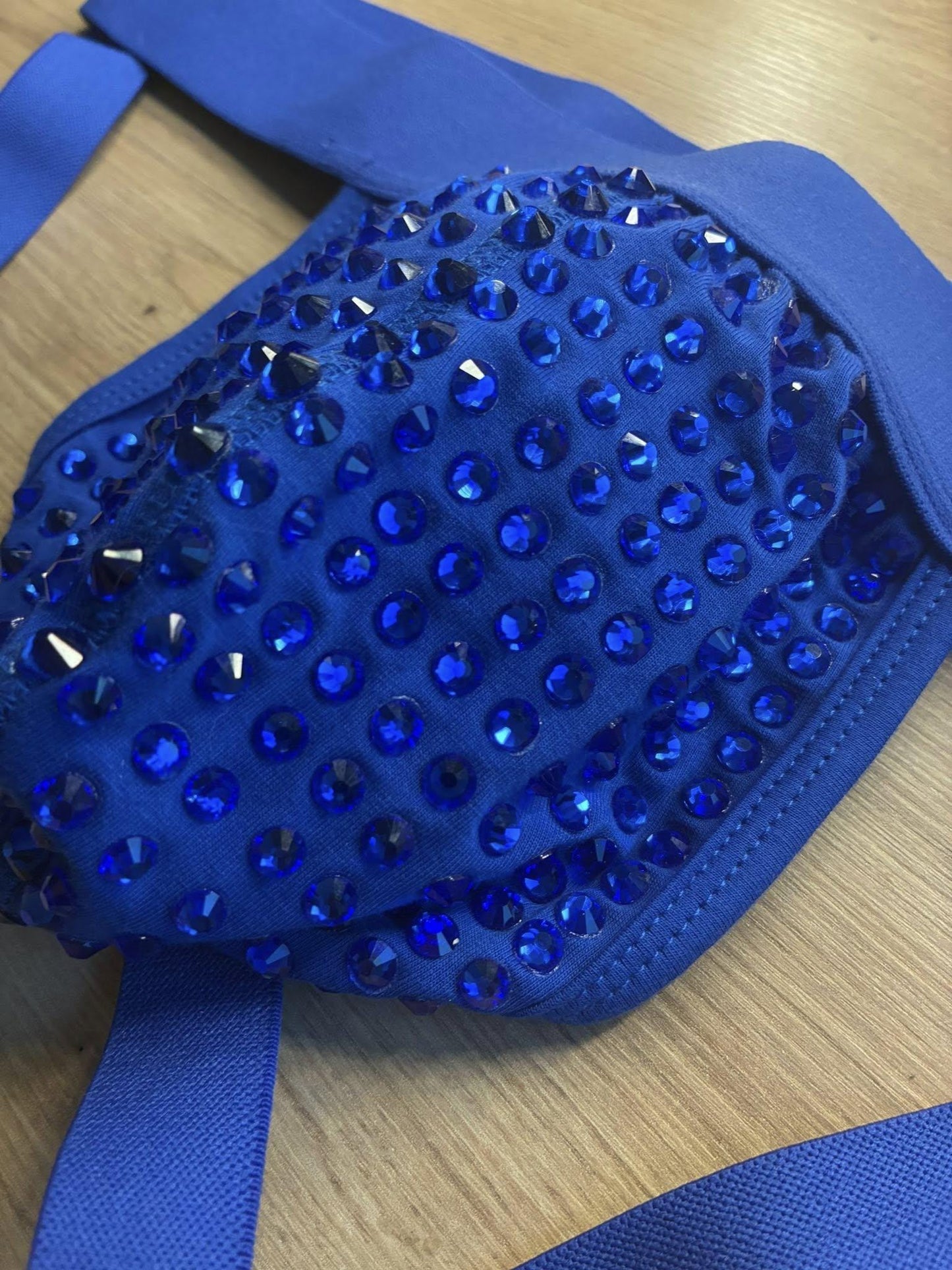 Handmade crystals stoned male gay party pride jockstraps.