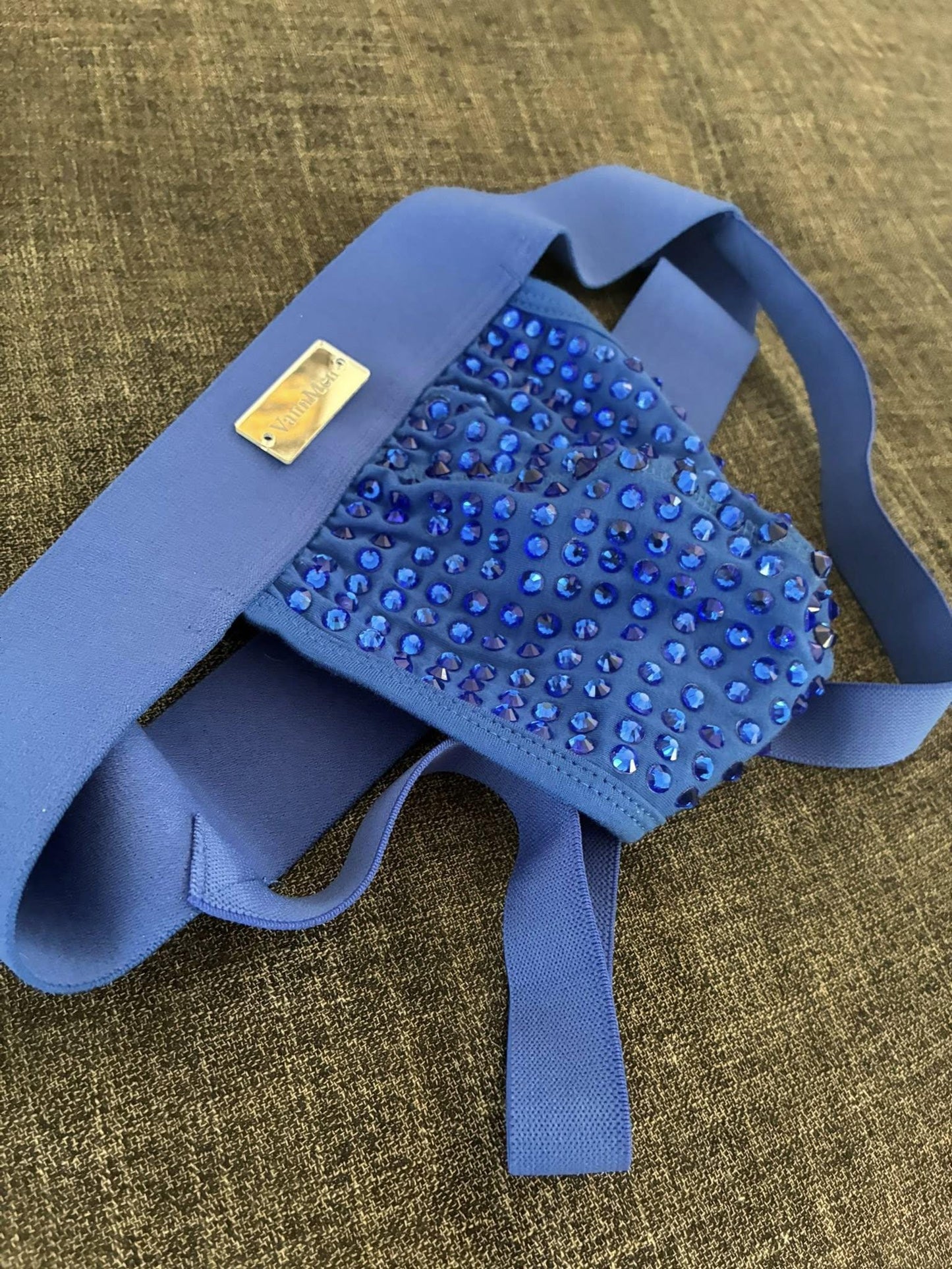 Handmade crystals stoned male gay party pride jockstraps.